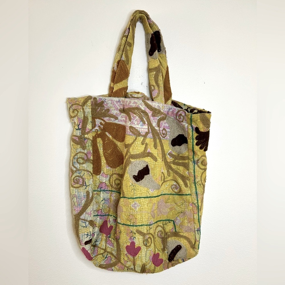 Custom Suzani Kantha Tote Bag